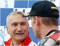Davide Tardozzi stood down as Ducati Xerox Team .